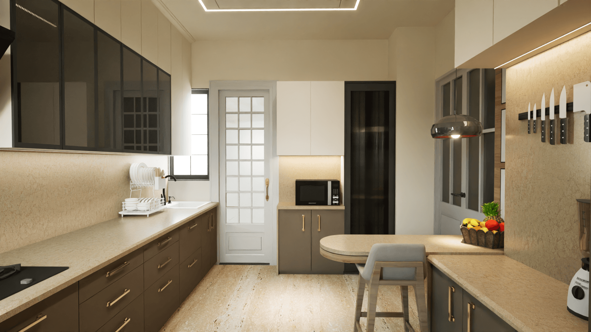 Wide interior showcase